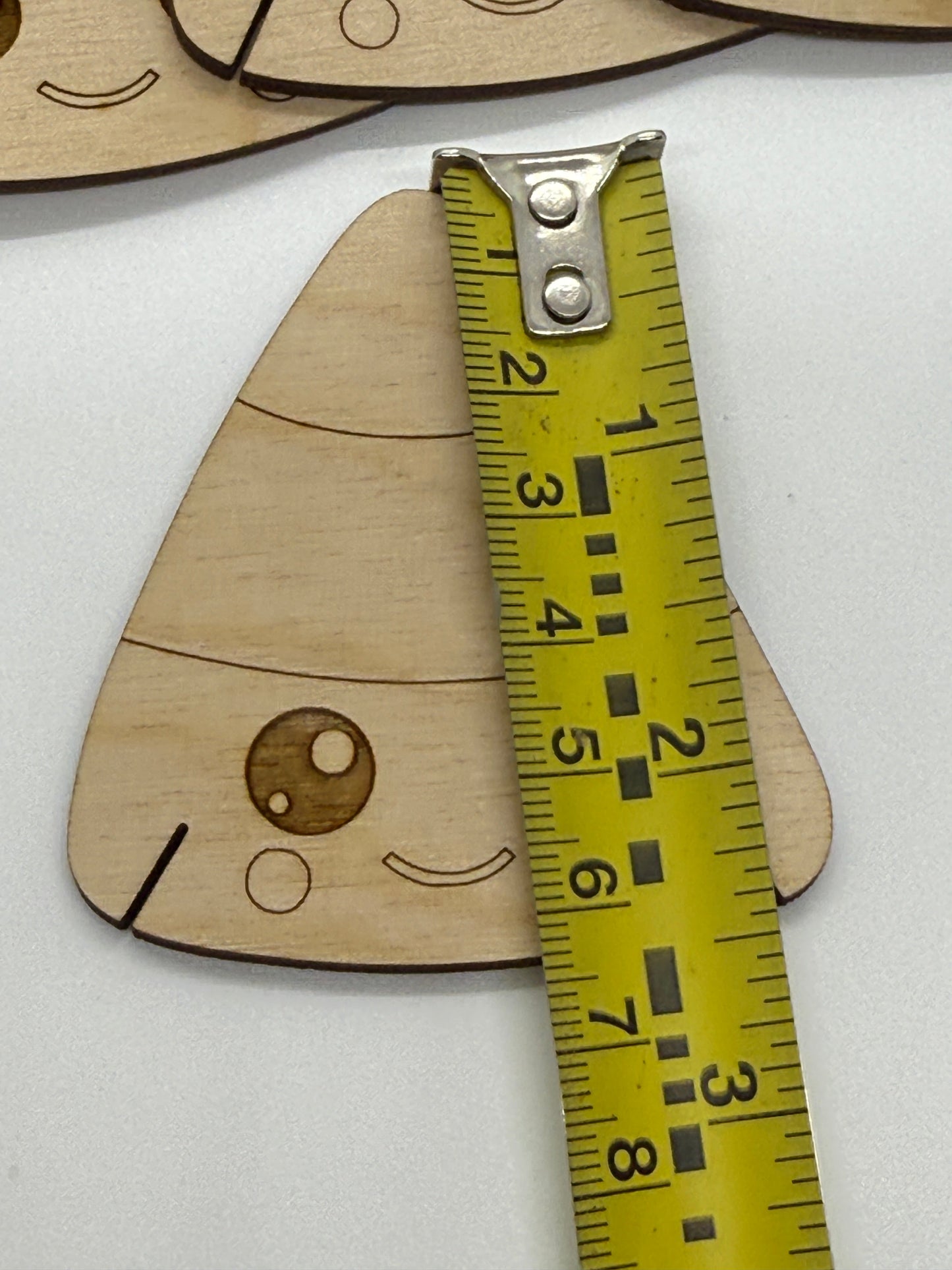 Happy Candy Corn Wooden Bobbins: Embroidery Floss Organizer, Set of 12 Velvet Guillotine