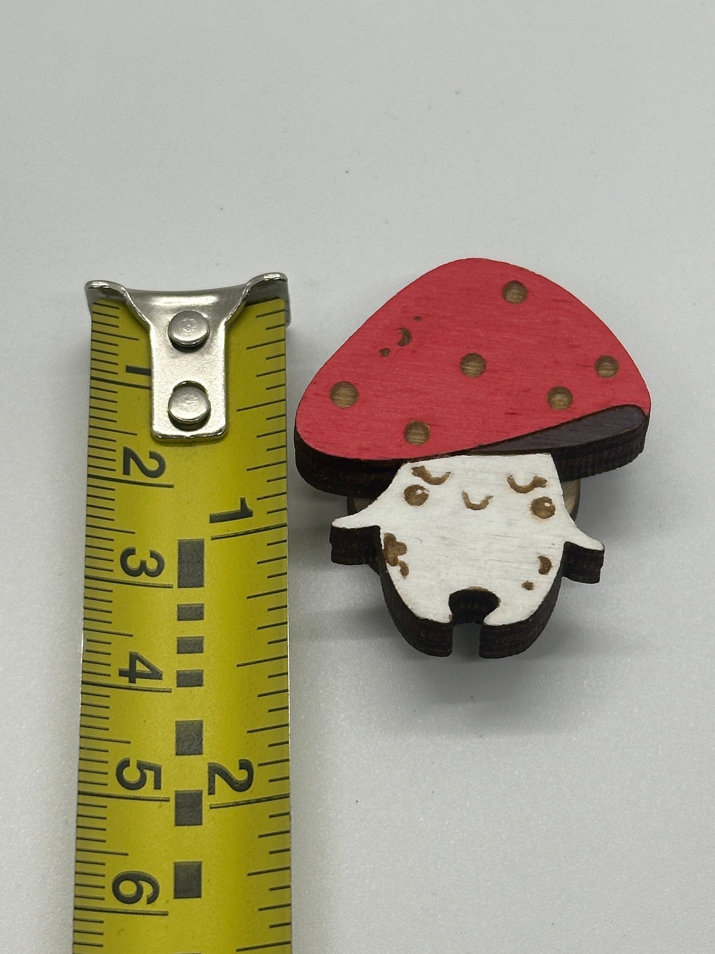 Friendly Mushroom Creature Needle Minder - Embroidery | Cross Stitch | Needlepoint | Sewing