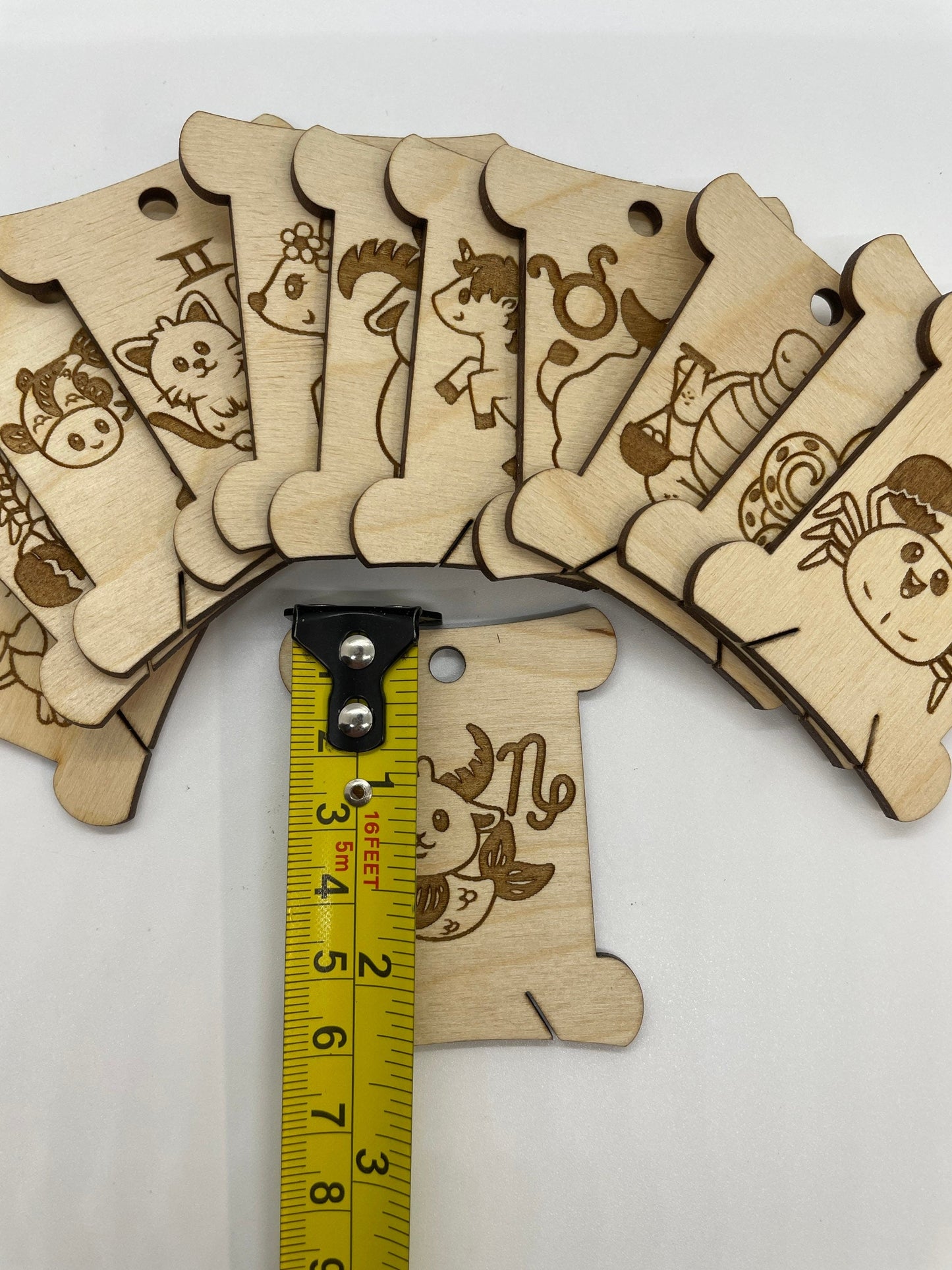 Wooden Zodiac Animal - Floss Bobbin - Thread Organizer - Embroidery | Cross Stitch | Needlepoint | Crewel Obscurious Creations