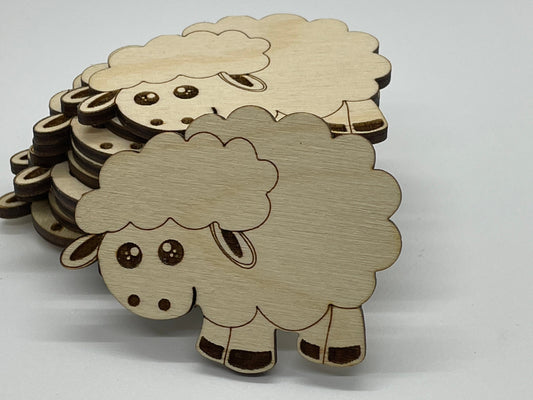 Wooden Sheep  - Floss Bobbin - Thread Organizer - Embroidery | Cross Stitch | Needlepoint | Crewel