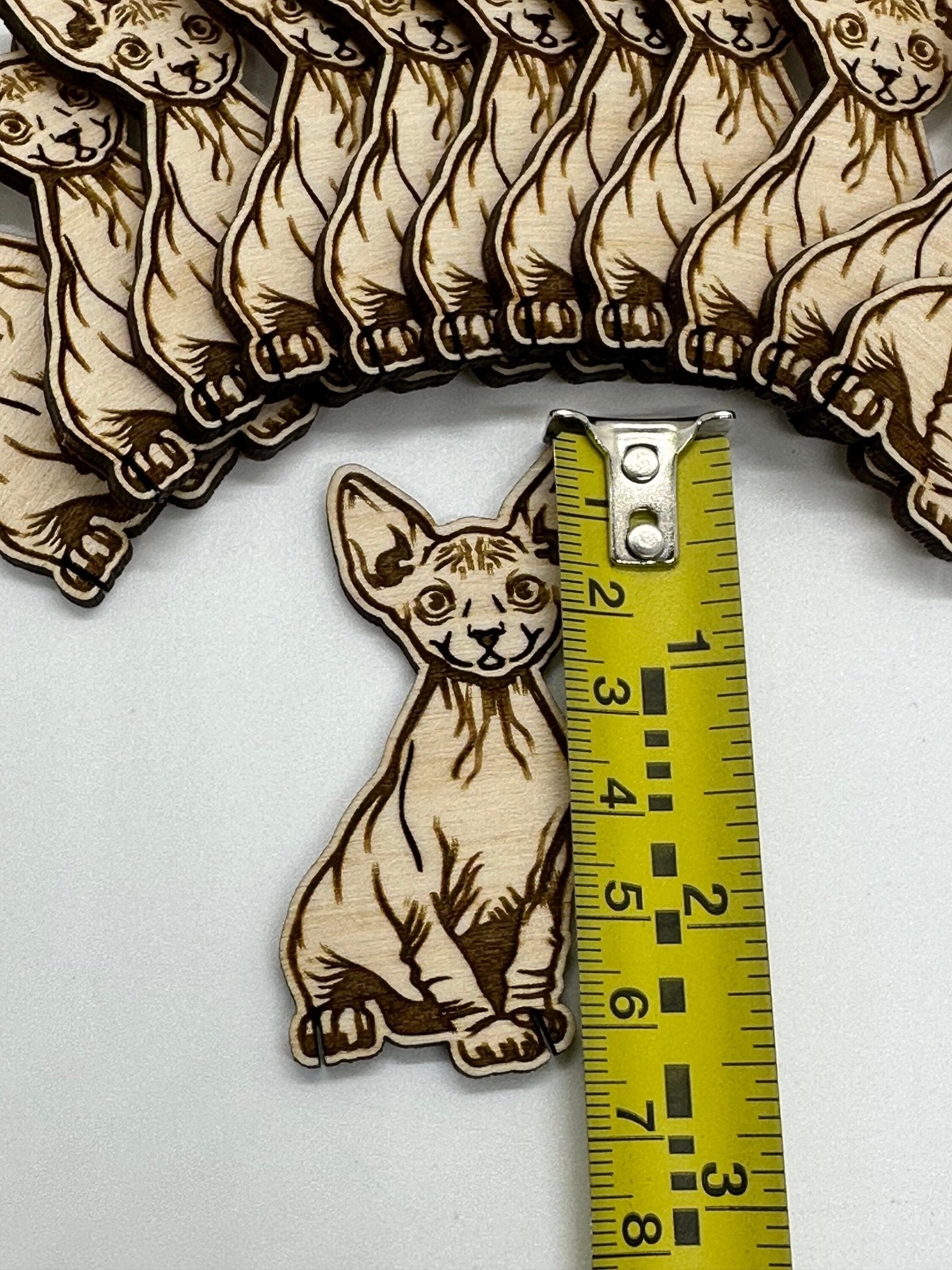 Sphinx Cat Floss Bobbin - Thread Organizer - Embroidery | Cross Stitch | Needlepoint | Crewel | Sewing Bobbin - Obscurious Creations