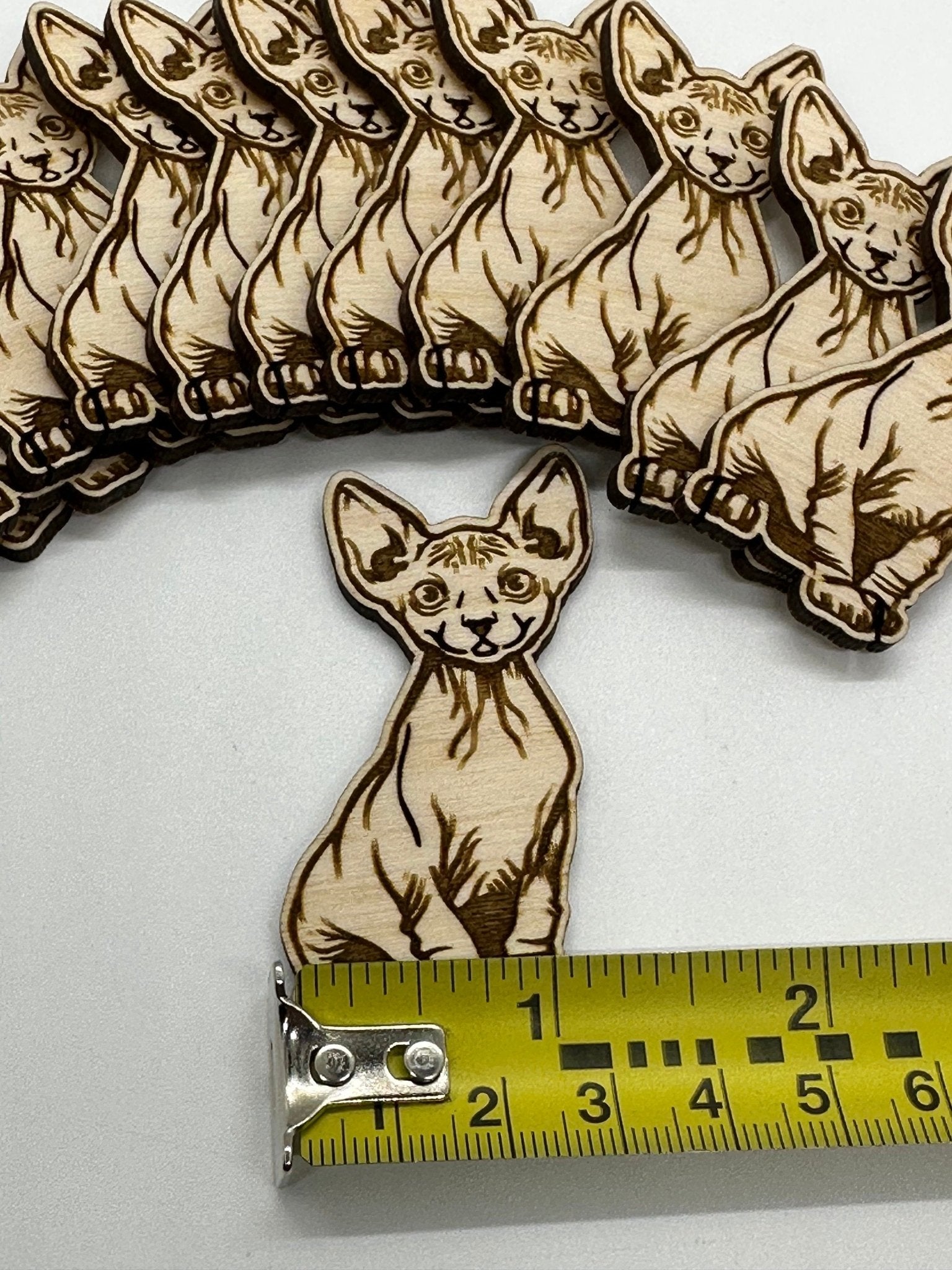 Sphinx Cat Floss Bobbin - Thread Organizer - Embroidery | Cross Stitch | Needlepoint | Crewel | Sewing Bobbin - Obscurious Creations